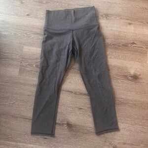 Lululemon Grey Leggings 3/4 length